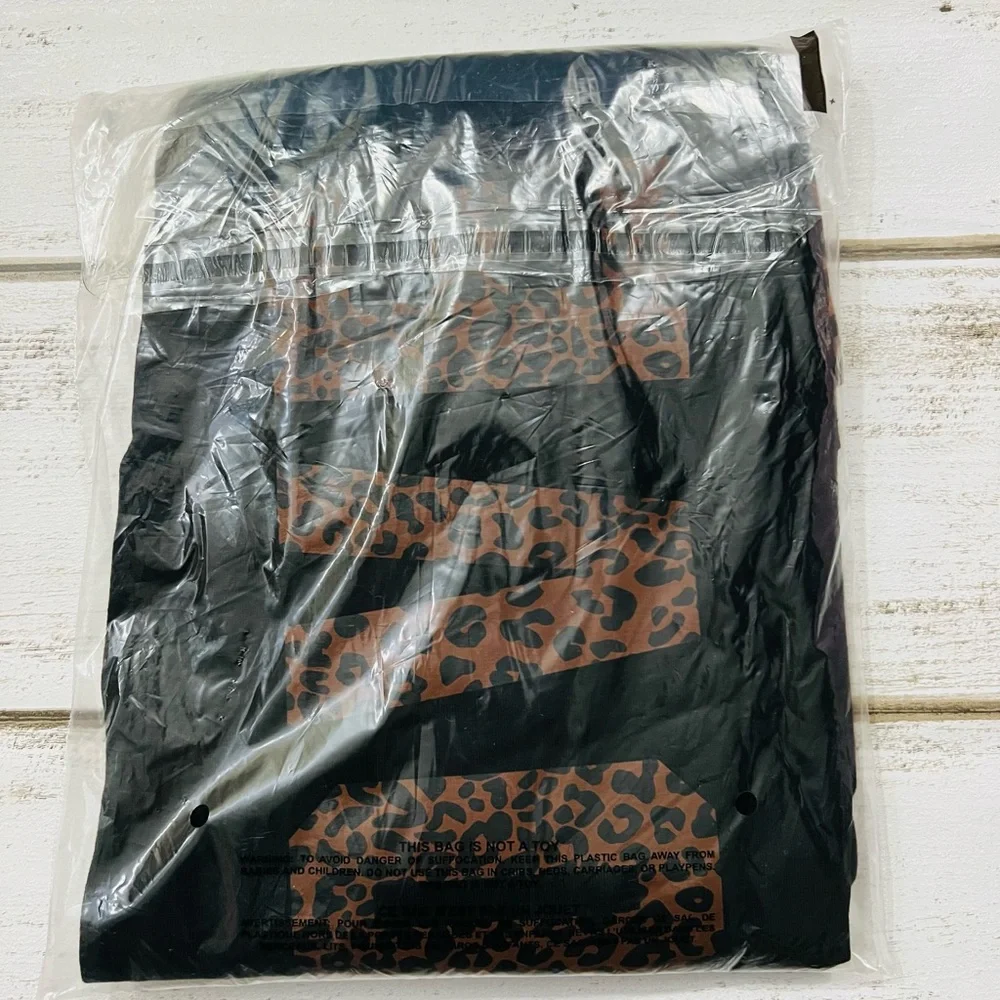 VS PINK Cotton Mid Rise Foldover Leggings Medium - Picture 5 of 8